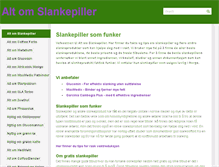 Tablet Screenshot of altomslankepiller.com